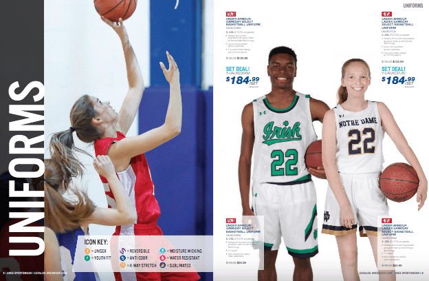 custom apparel for youth sports teams is a big part of ARES Sportswear's latest winter sports catalogs!