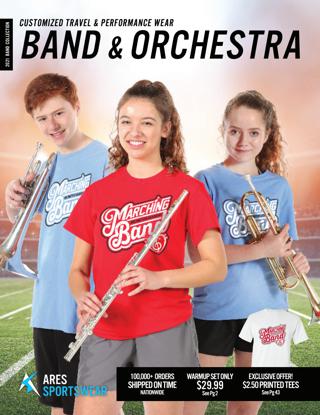 marching band custom apparel from ARES Sportswear 