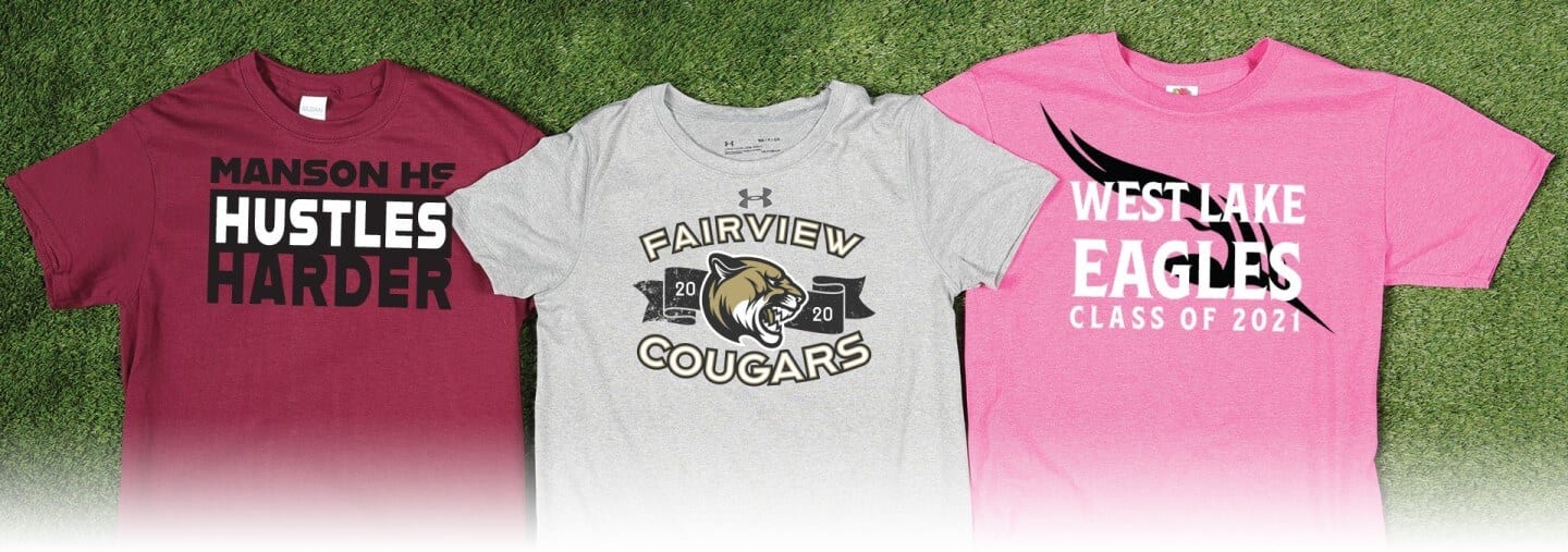 custom t-shirts for school groups