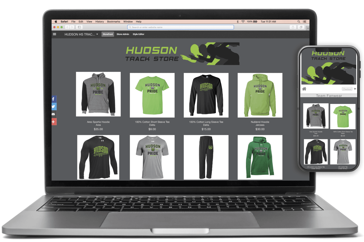 Track Teamstore